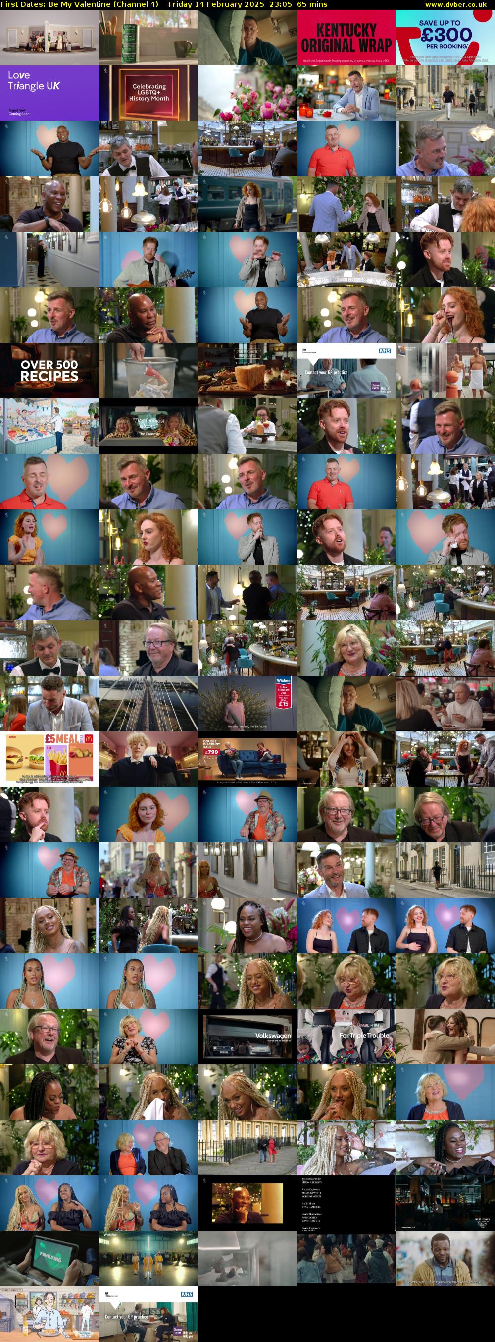 First Dates: Be My Valentine (Channel 4) Friday 14 February 2025 23:05 - 00:10