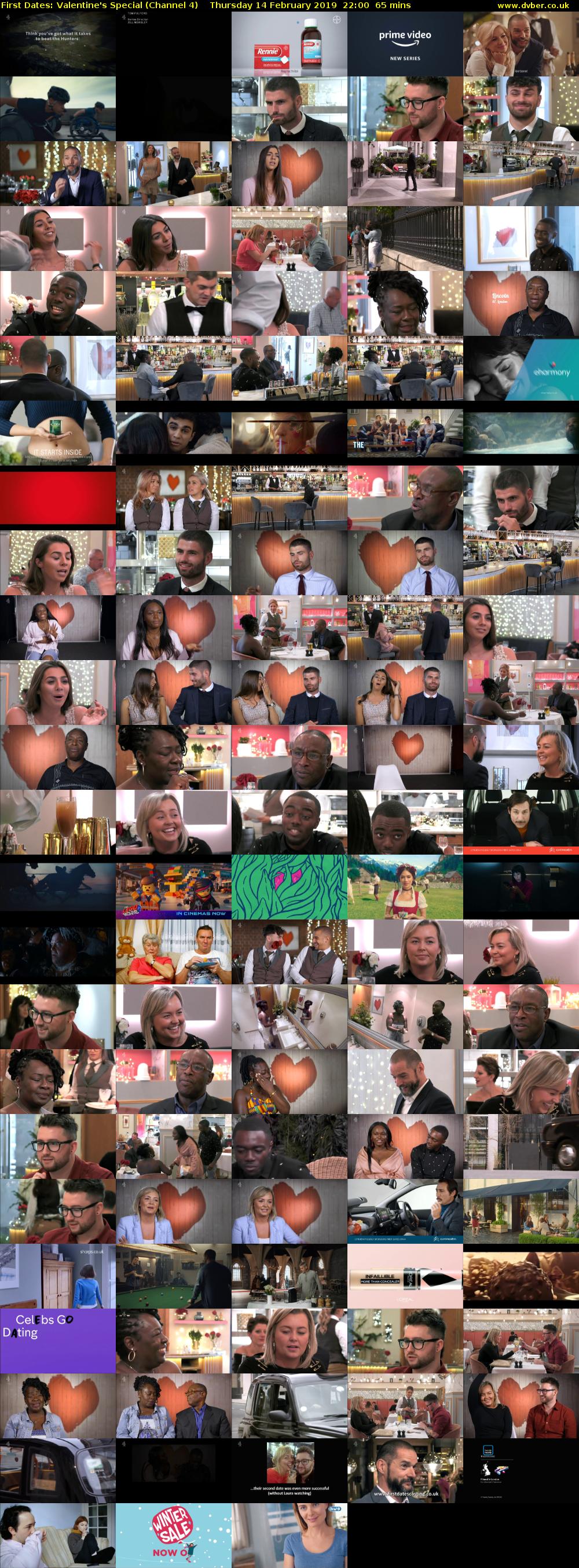 First Dates: Valentine's Special (Channel 4) Thursday 14 February 2019 22:00 - 23:05