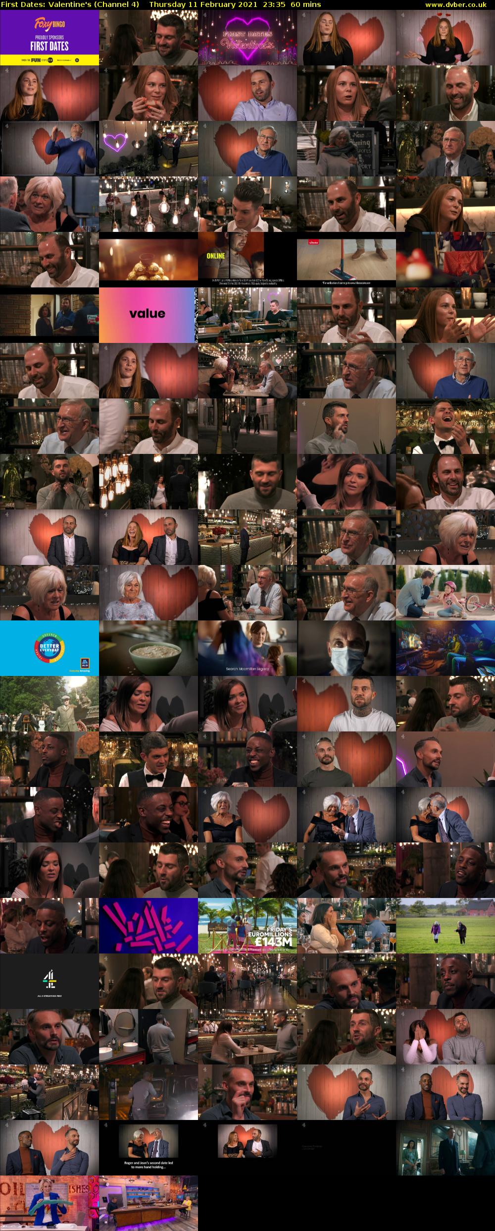 First Dates: Valentine's (Channel 4) Thursday 11 February 2021 23:35 - 00:35