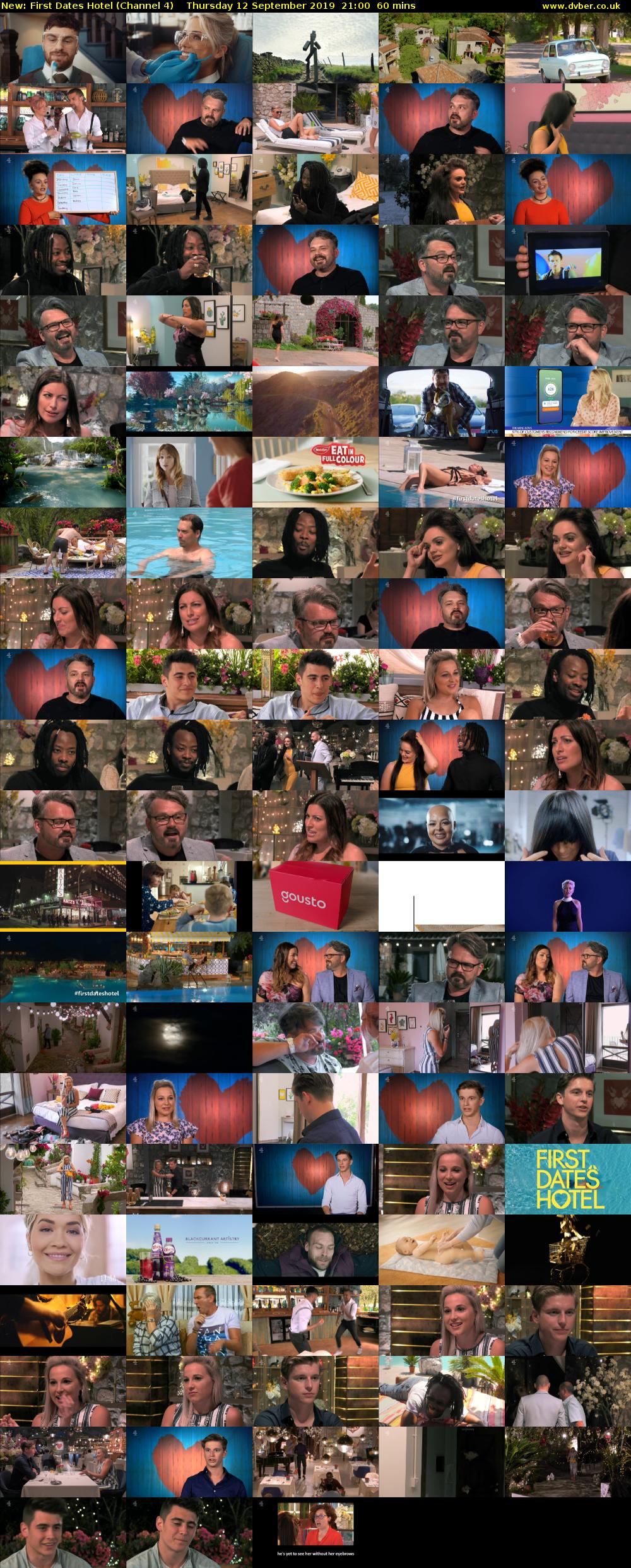 First Dates Hotel (Channel 4) Thursday 12 September 2019 21:00 - 22:00