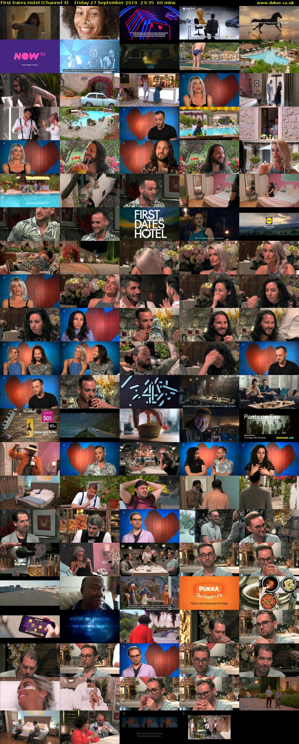 First Dates Hotel (Channel 4) Friday 27 September 2019 23:35 - 00:35