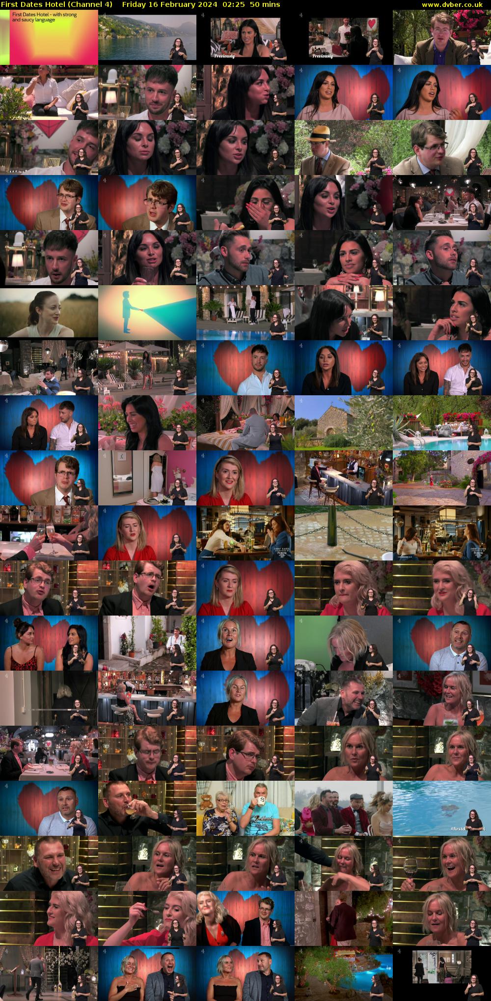 First Dates Hotel (Channel 4) Friday 16 February 2024 02:25 - 03:15