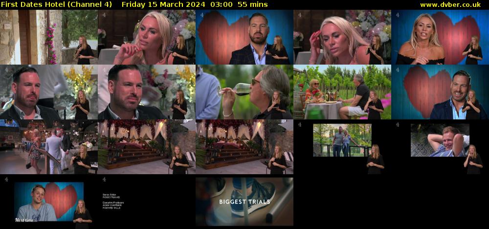 First Dates Hotel (Channel 4) Friday 15 March 2024 03:00 - 03:55