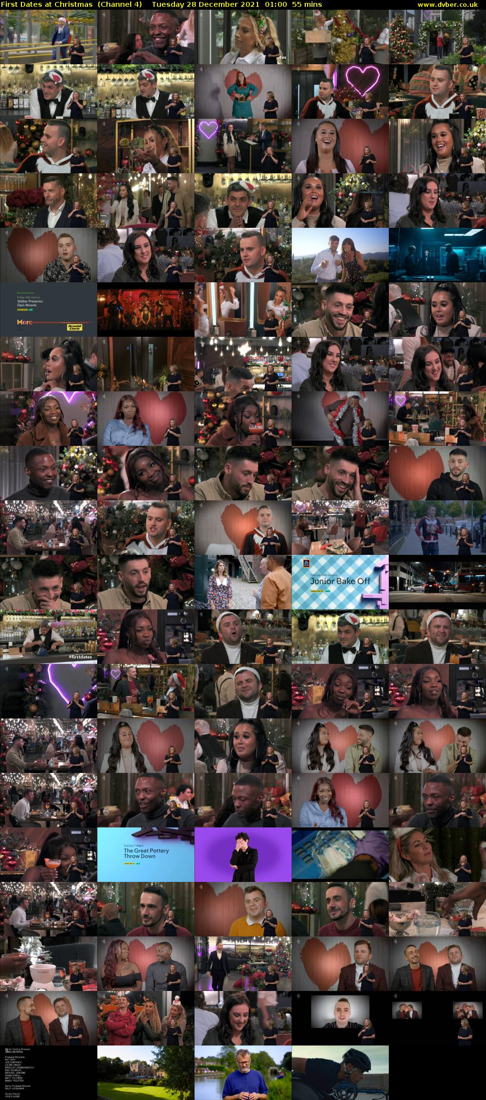 First Dates at Christmas  (Channel 4) Tuesday 28 December 2021 01:00 - 01:55
