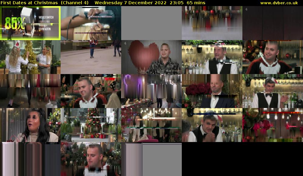 First Dates at Christmas  (Channel 4) Wednesday 7 December 2022 23:05 - 00:10