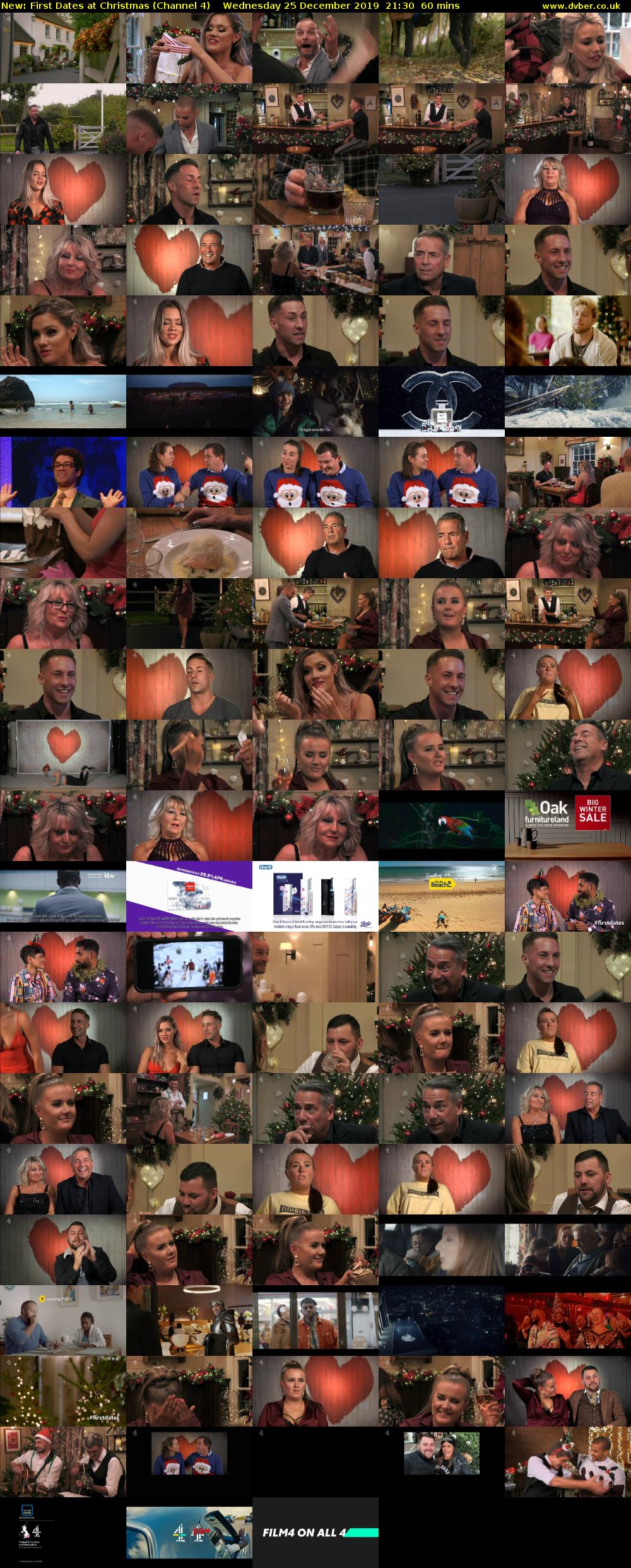 First Dates at Christmas (Channel 4) Wednesday 25 December 2019 21:30 - 22:30