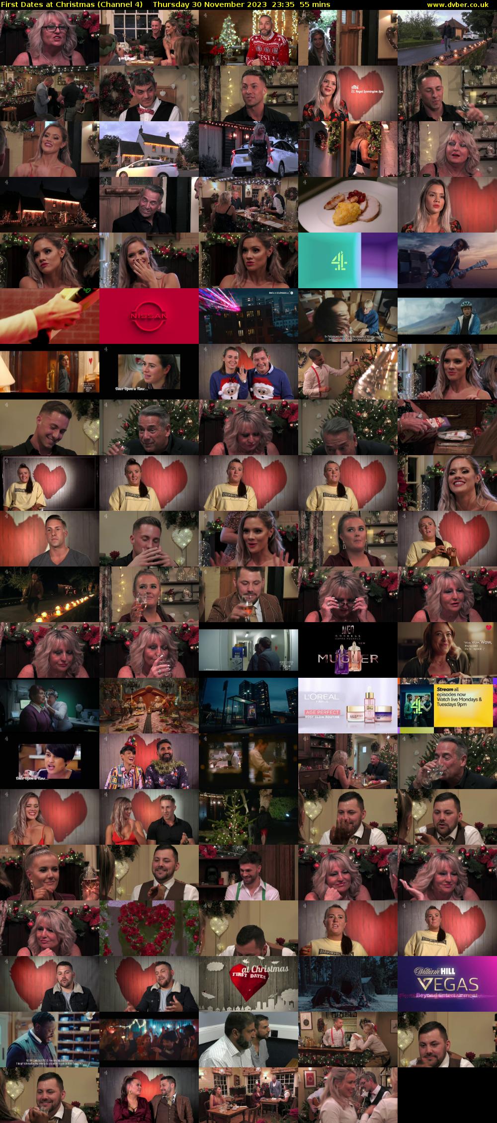 First Dates at Christmas (Channel 4) Thursday 30 November 2023 23:35 - 00:30