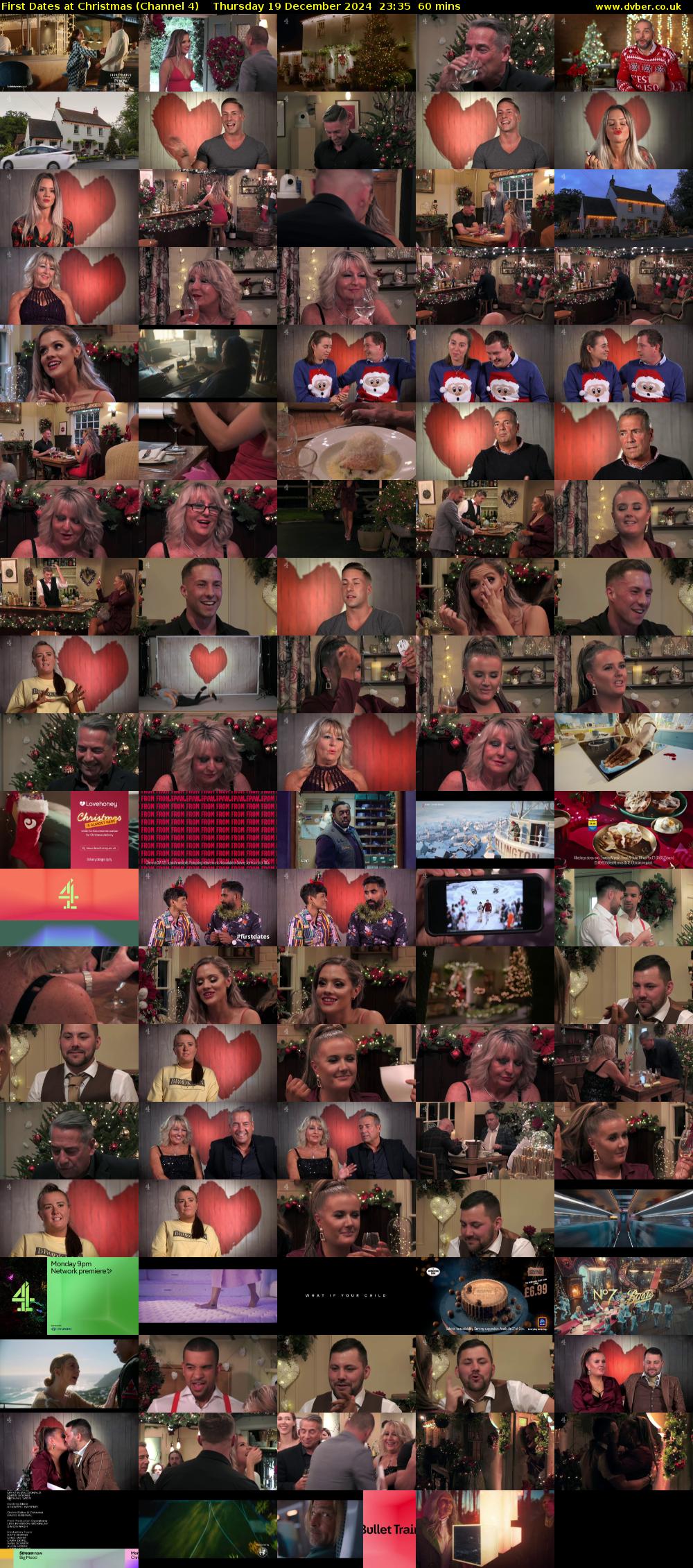 First Dates at Christmas (Channel 4) Thursday 19 December 2024 23:35 - 00:35