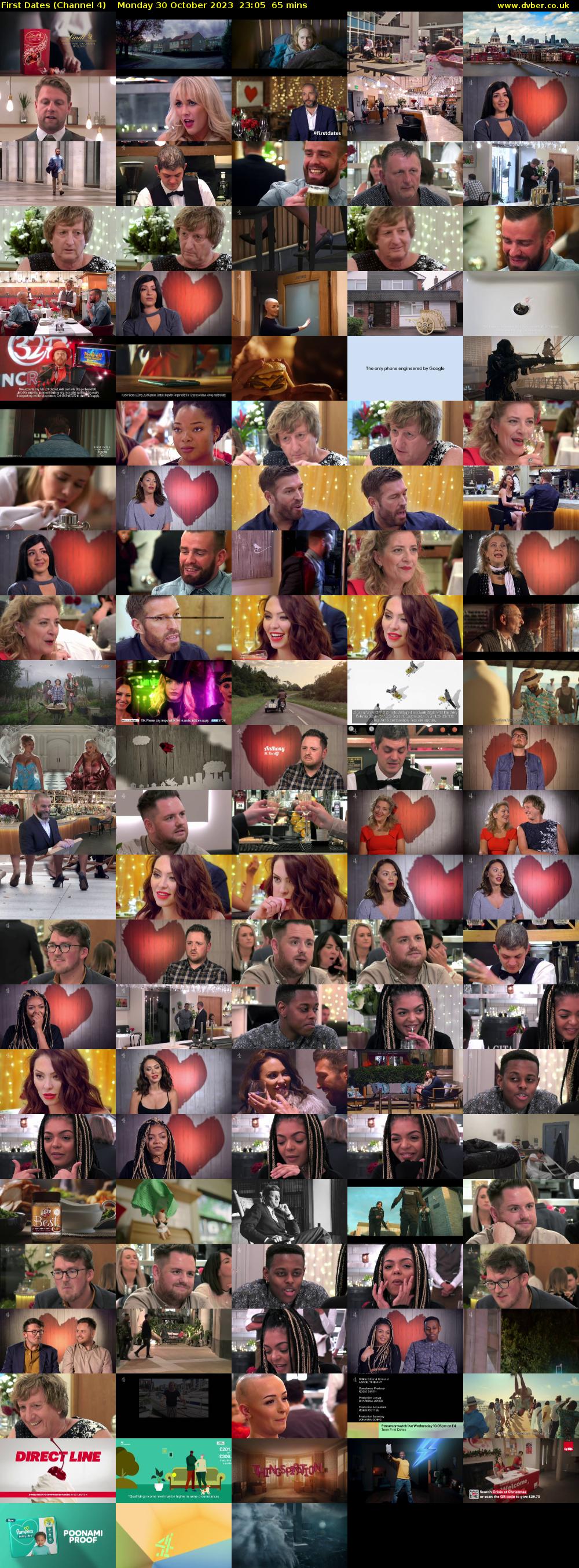 First Dates (Channel 4) Monday 30 October 2023 23:05 - 00:10