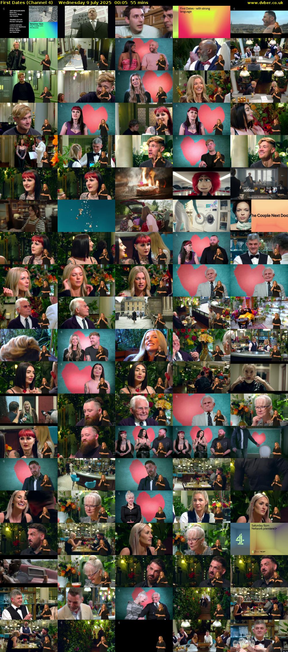 First Dates (Channel 4) Wednesday 9 July 2025 00:05 - 01:00