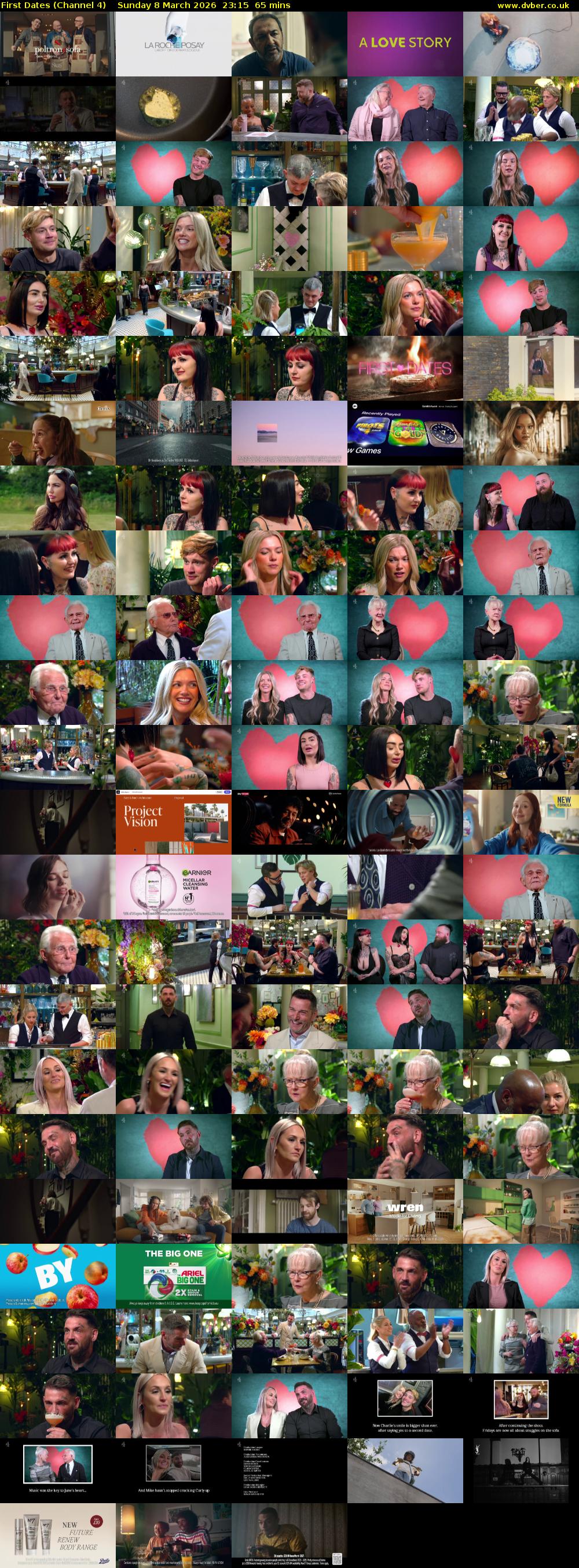 First Dates (Channel 4) Sunday 8 March 2026 23:15 - 00:20