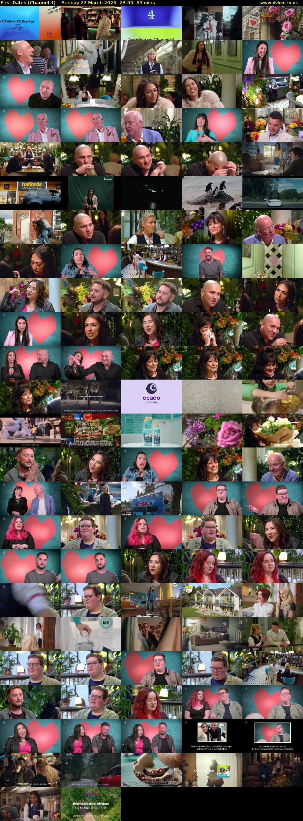 First Dates (Channel 4) Sunday 22 March 2026 23:00 - 00:05