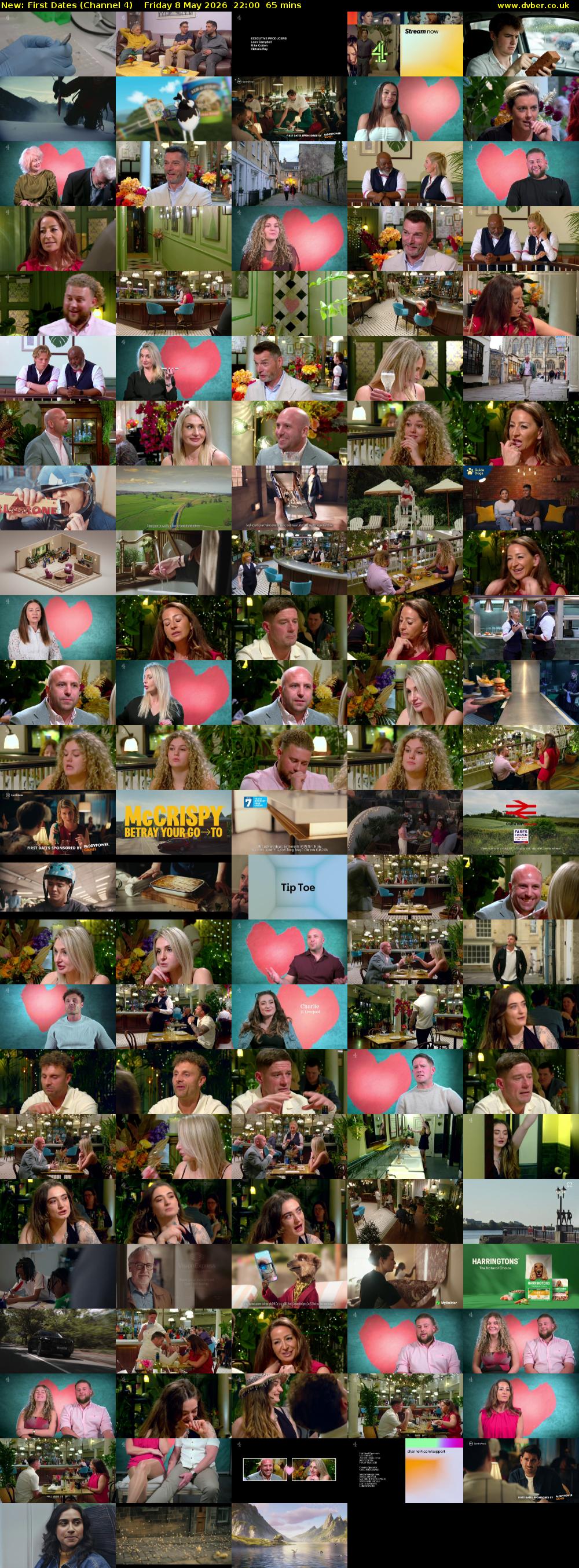 First Dates (Channel 4) Friday 8 May 2026 22:00 - 23:05