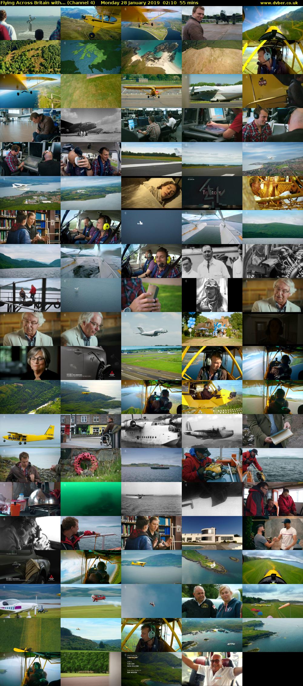 Flying Across Britain with... (Channel 4) Monday 28 January 2019 02:10 - 03:05
