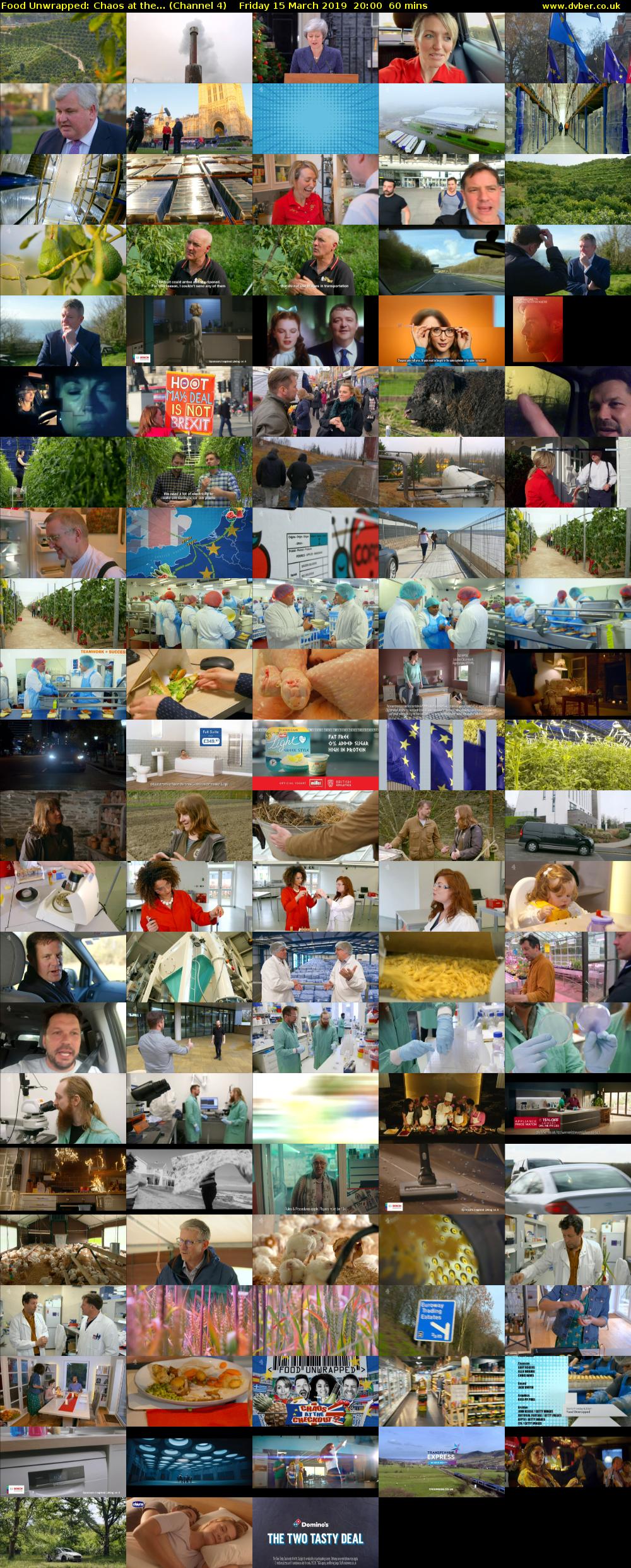 Food Unwrapped: Chaos at the... (Channel 4) Friday 15 March 2019 20:00 - 21:00