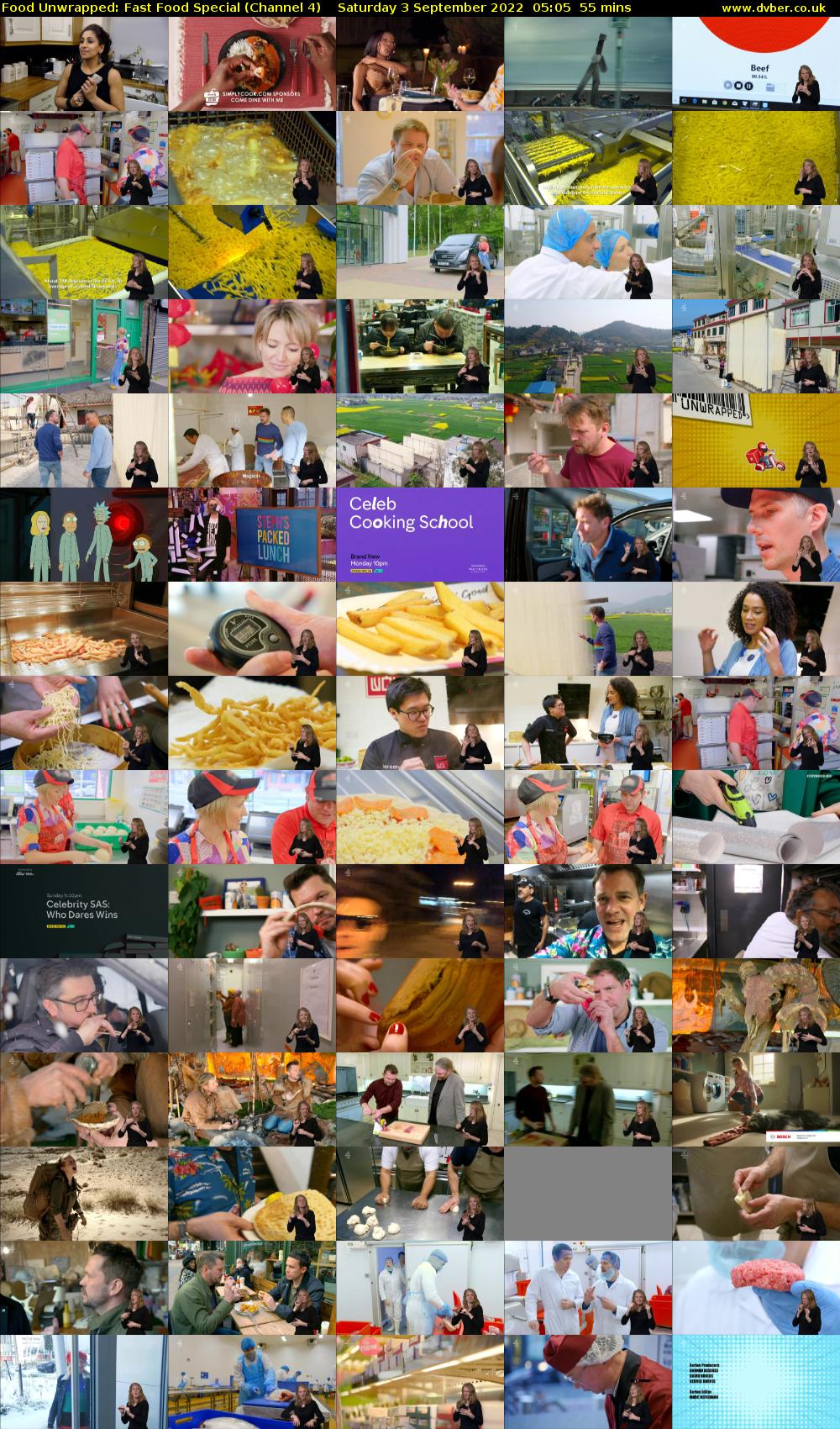 Food Unwrapped: Fast Food Special (Channel 4) Saturday 3 September 2022 05:05 - 06:00