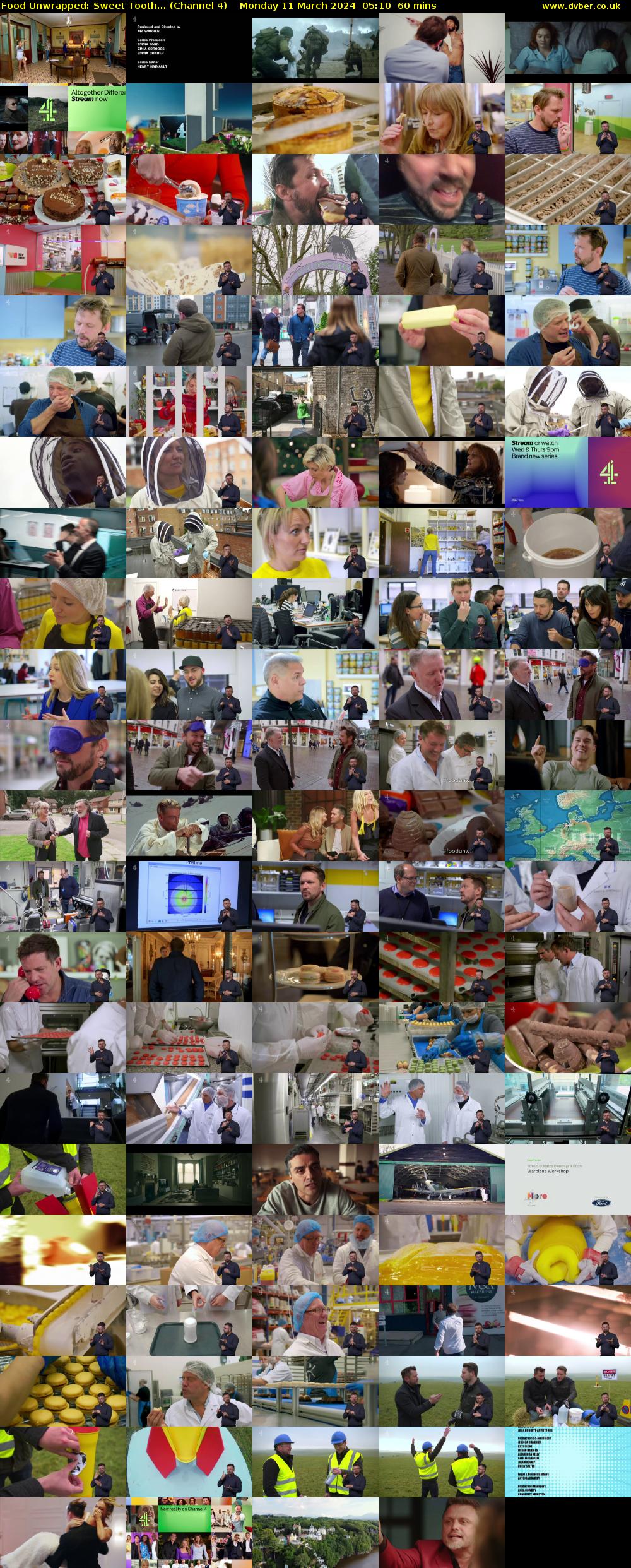 Food Unwrapped: Sweet Tooth... (Channel 4) Monday 11 March 2024 05:10 - 06:10