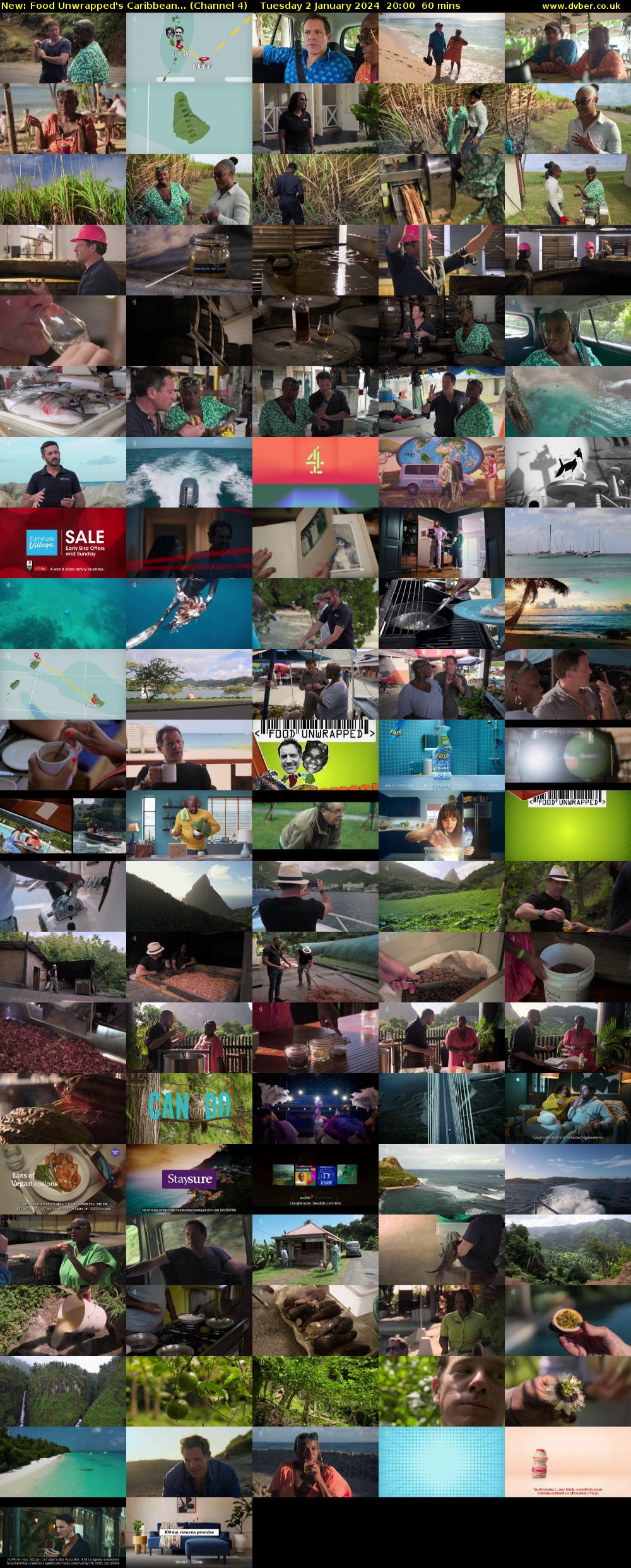 Food Unwrapped's Caribbean... (Channel 4) Tuesday 2 January 2024 20:00 - 21:00