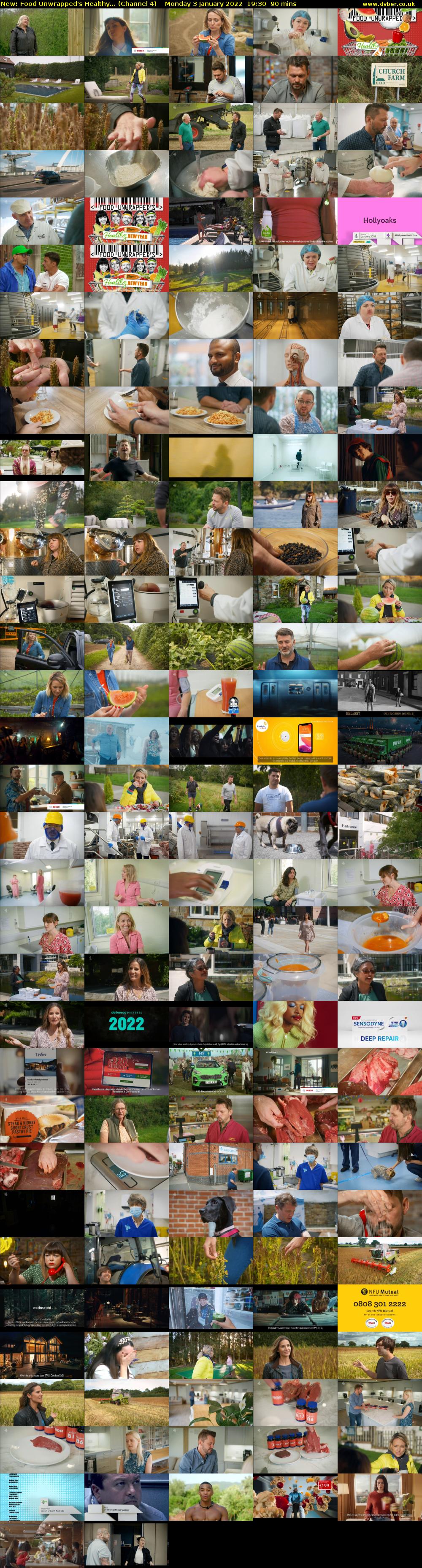 Food Unwrapped's Healthy... (Channel 4) Monday 3 January 2022 19:30 - 21:00