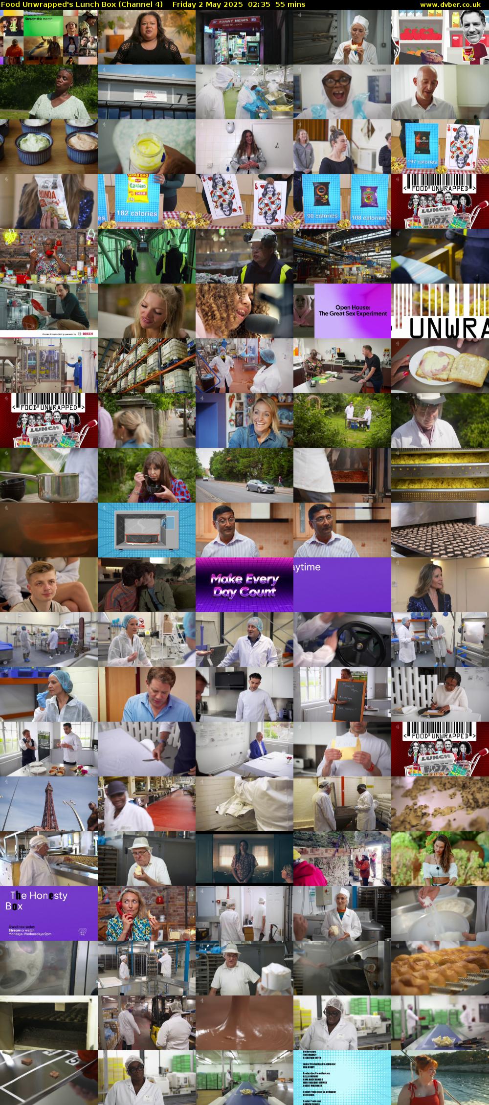 Food Unwrapped's Lunch Box (Channel 4) Friday 2 May 2025 02:35 - 03:30
