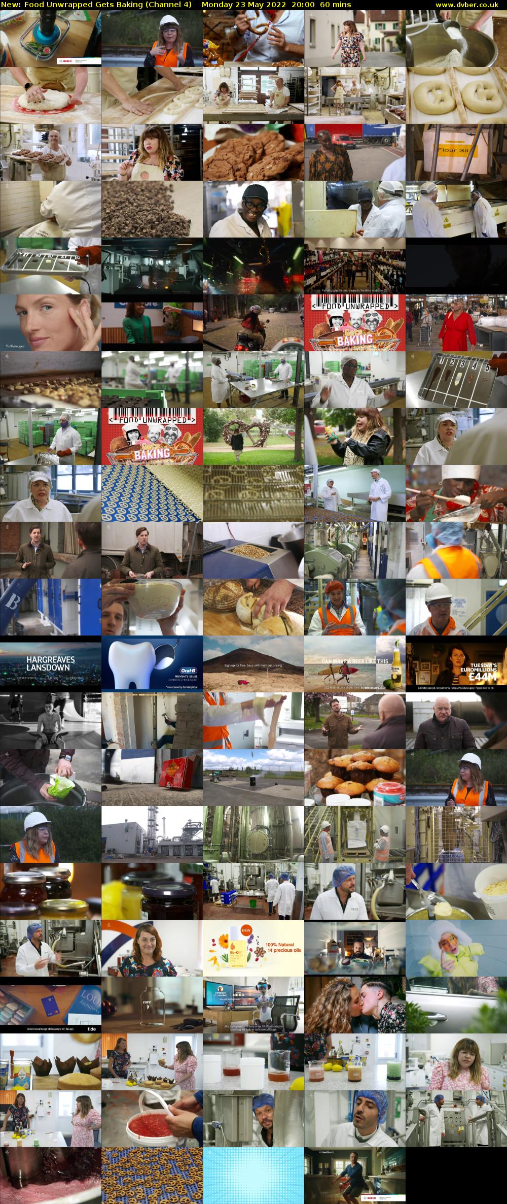 Food Unwrapped Gets Baking (Channel 4) Monday 23 May 2022 20:00 - 21:00