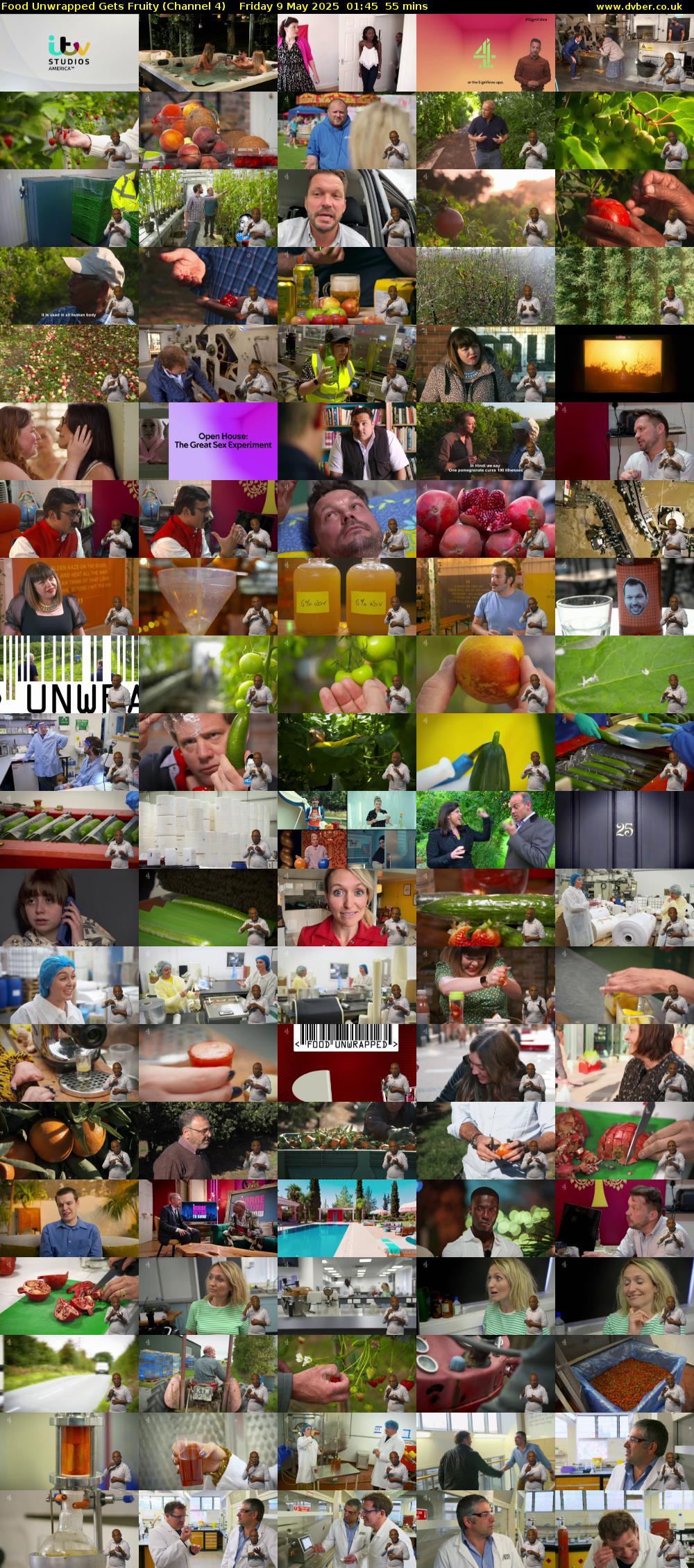 Food Unwrapped Gets Fruity (Channel 4) Friday 9 May 2025 01:45 - 02:40