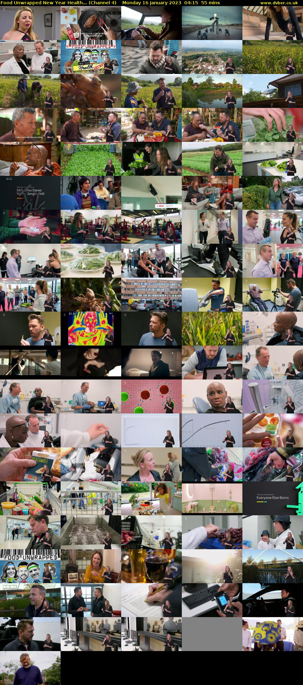 Food Unwrapped New Year Health... (Channel 4) Monday 16 January 2023 04:15 - 05:10