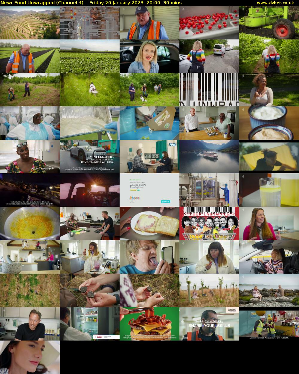 Food Unwrapped (Channel 4) Friday 20 January 2023 20:00 - 20:30