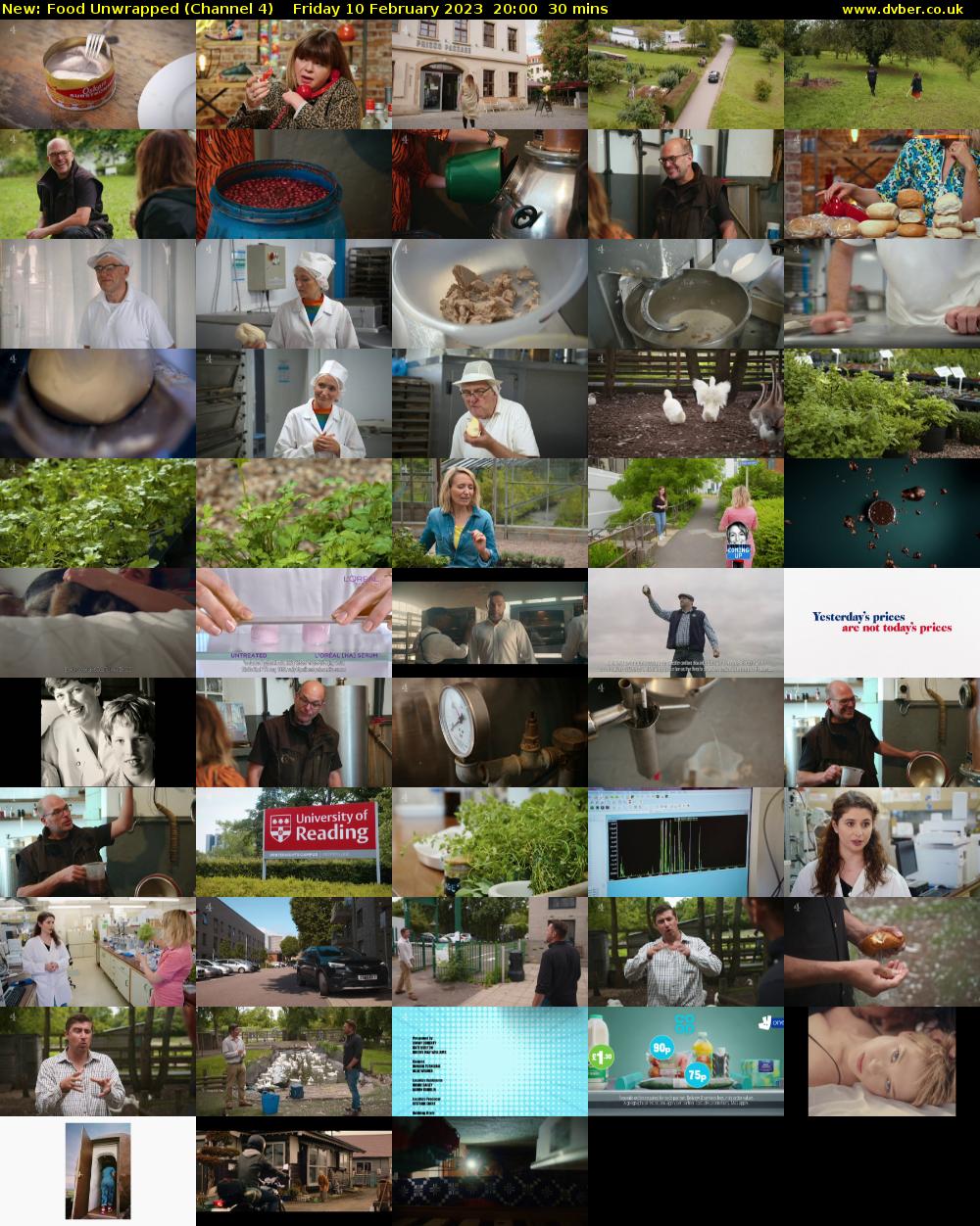 Food Unwrapped (Channel 4) Friday 10 February 2023 20:00 - 20:30