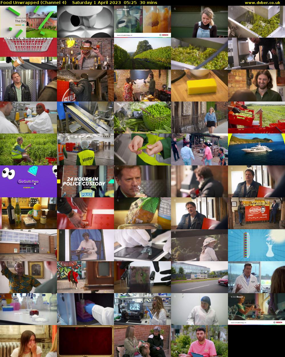 Food Unwrapped (Channel 4) Saturday 1 April 2023 05:25 - 05:55