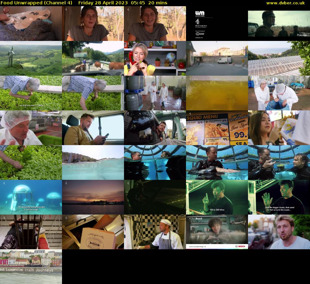 Food Unwrapped (Channel 4) Friday 28 April 2023 05:45 - 06:05