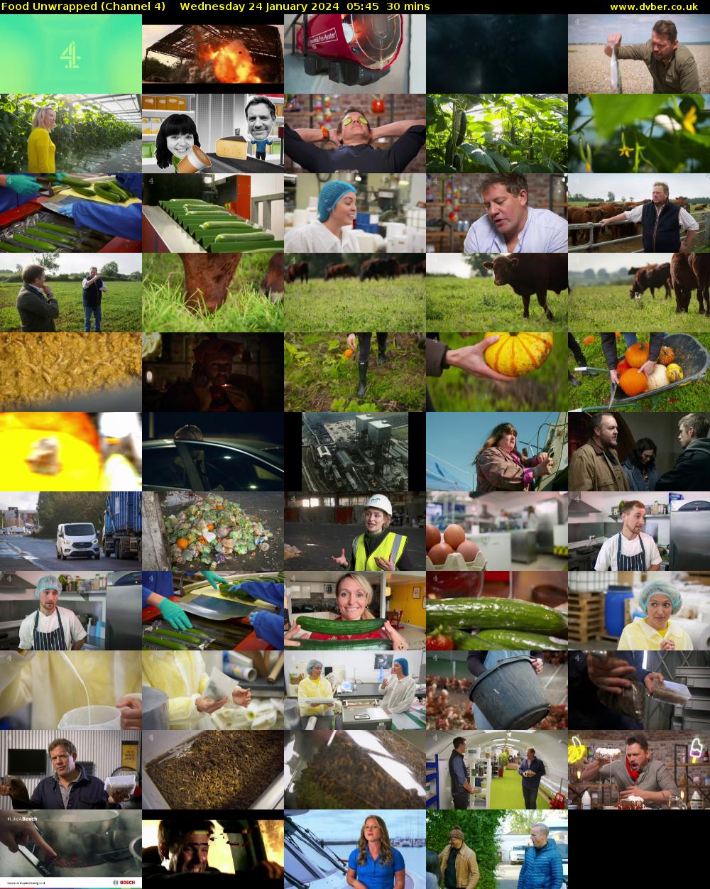Food Unwrapped (Channel 4) Wednesday 24 January 2024 05:45 - 06:15