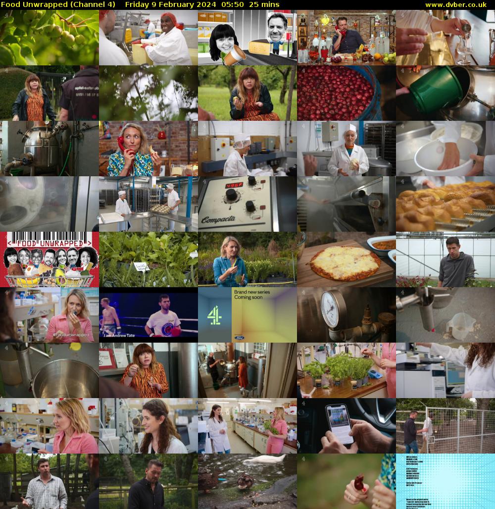 Food Unwrapped (Channel 4) Friday 9 February 2024 05:50 - 06:15