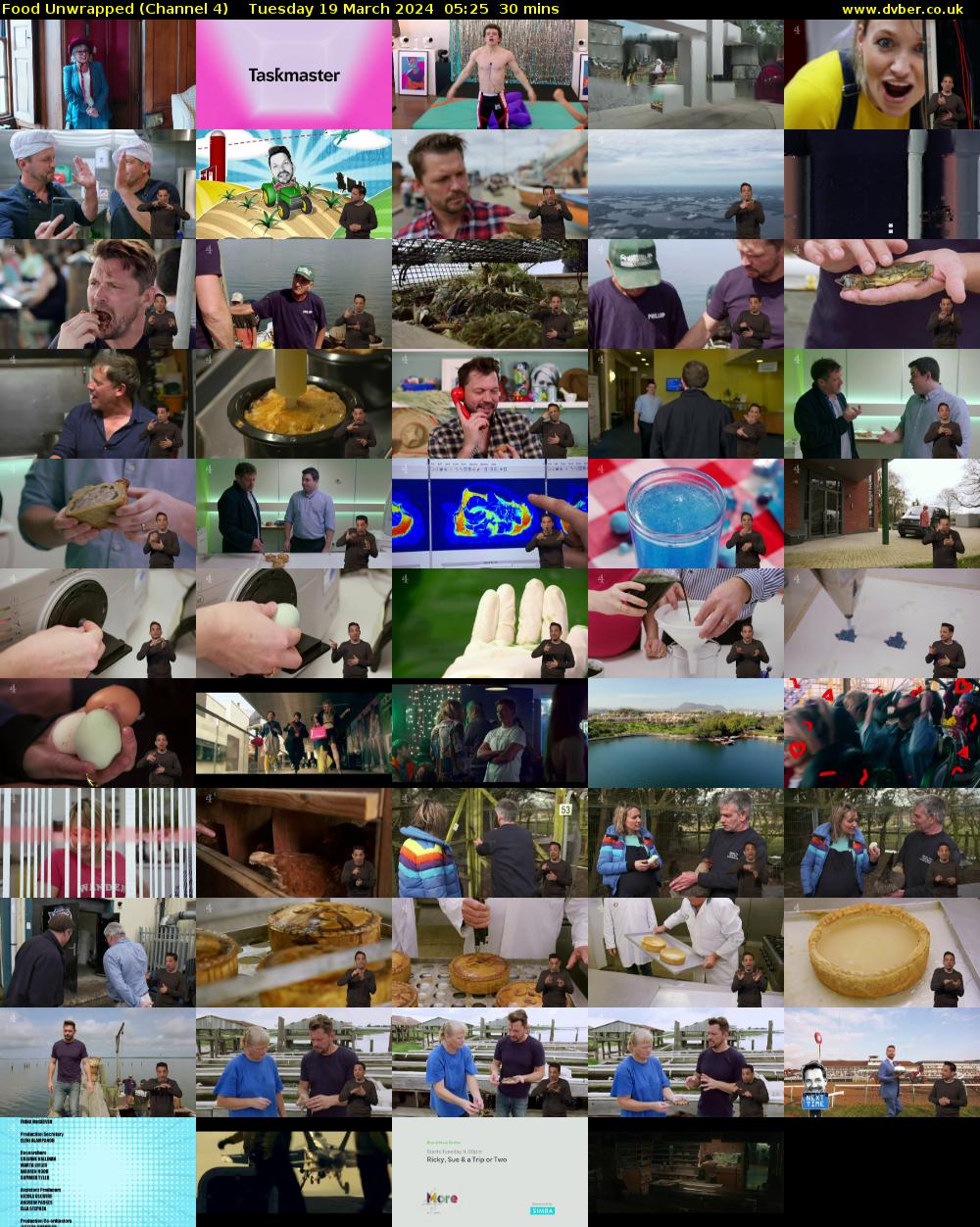 Food Unwrapped (Channel 4) Tuesday 19 March 2024 05:25 - 05:55