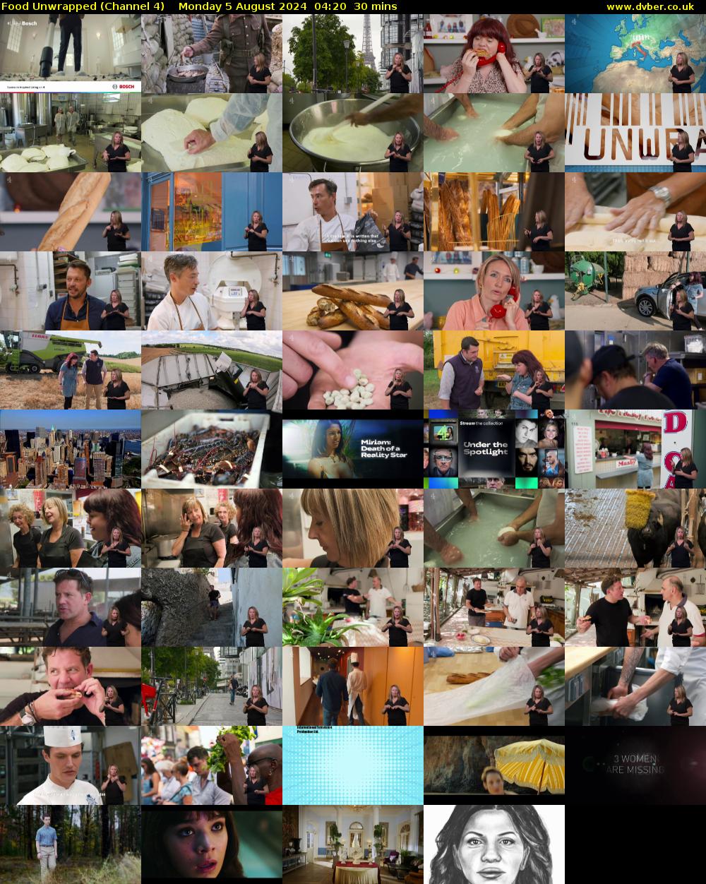 Food Unwrapped (Channel 4) Monday 5 August 2024 04:20 - 04:50