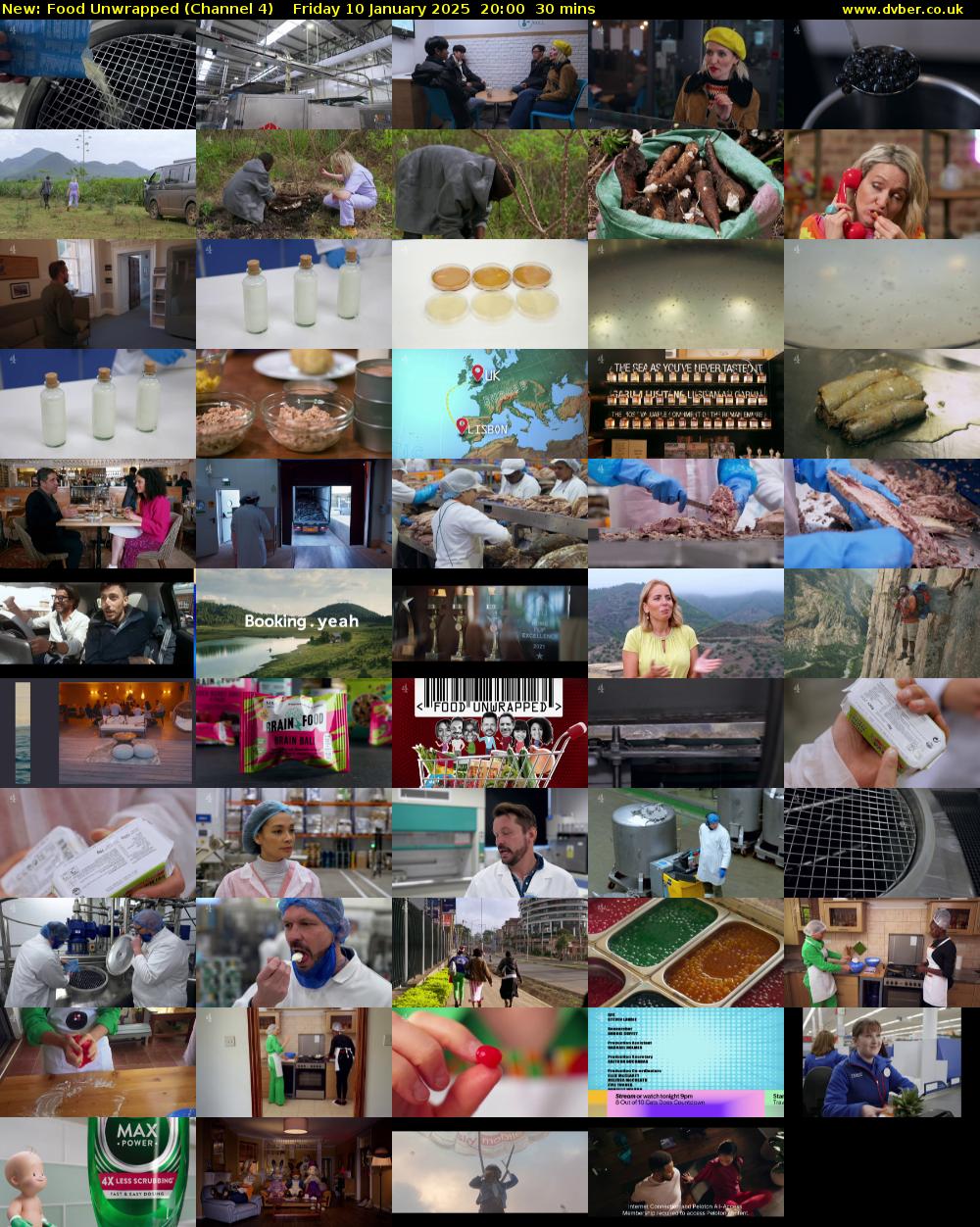 Food Unwrapped (Channel 4) Friday 10 January 2025 20:00 - 20:30