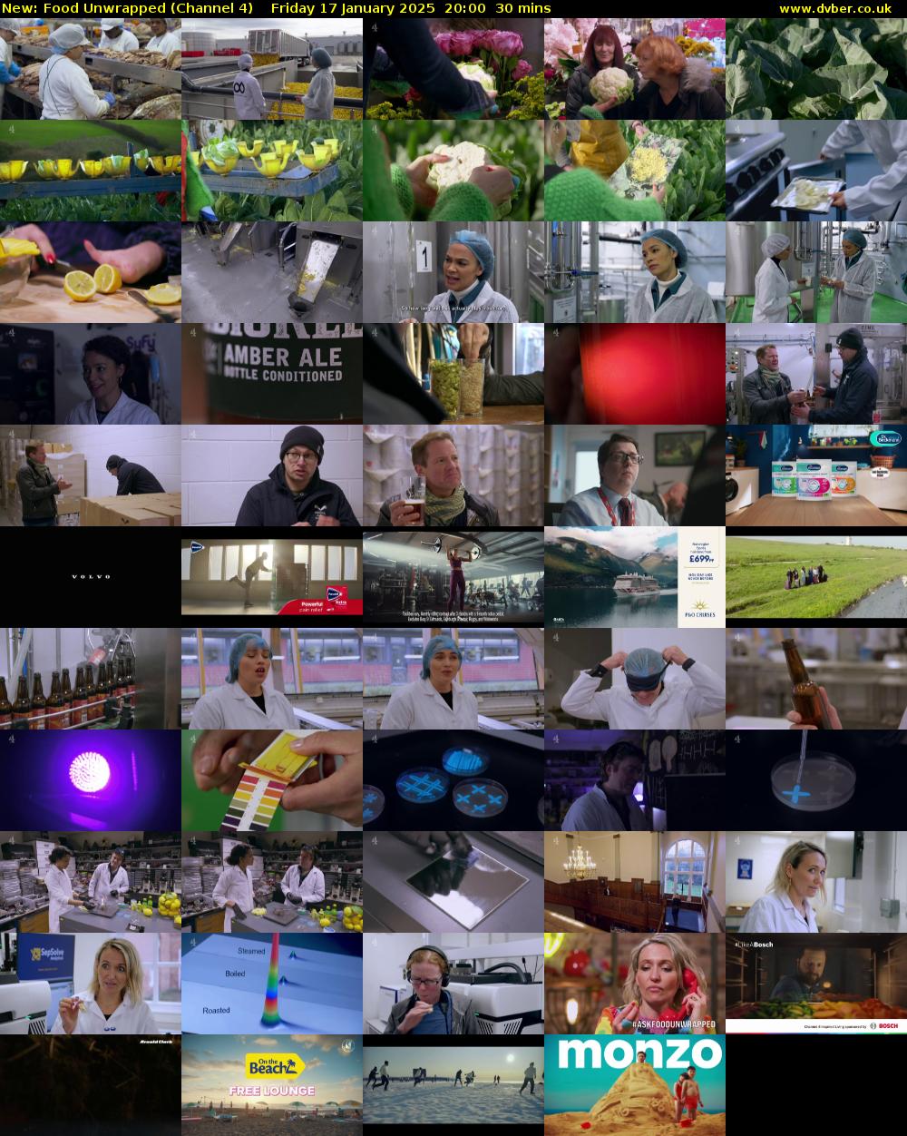 Food Unwrapped (Channel 4) Friday 17 January 2025 20:00 - 20:30