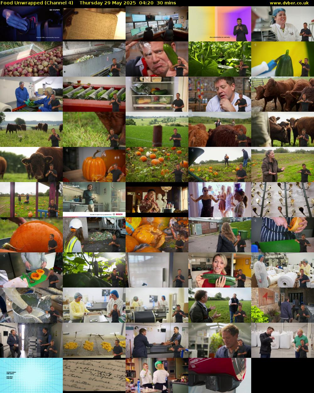 Food Unwrapped (Channel 4) Thursday 29 May 2025 04:20 - 04:50