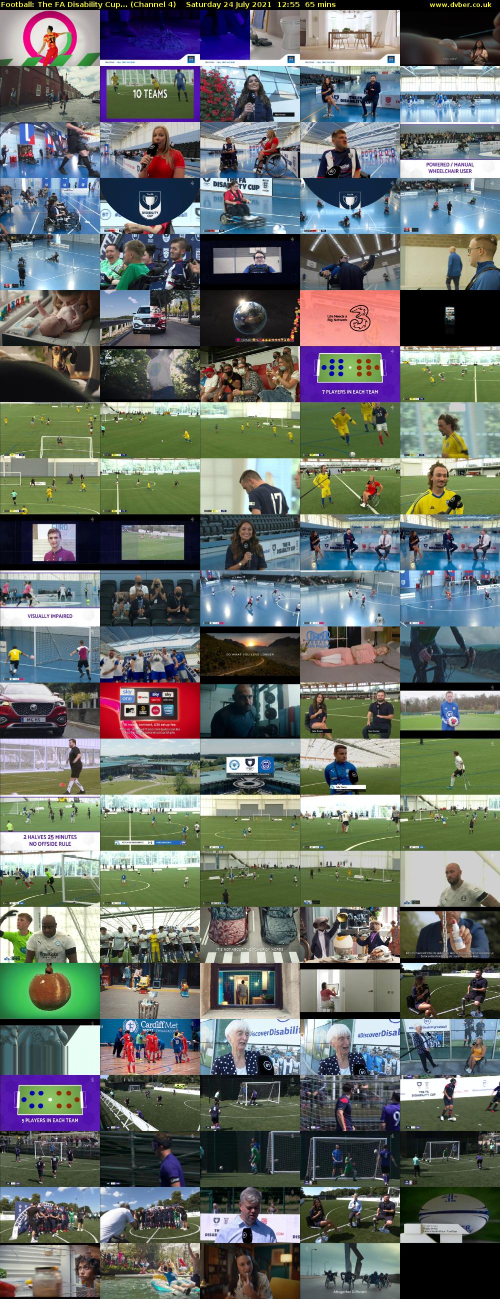 Football: The FA Disability Cup... (Channel 4) Saturday 24 July 2021 12:55 - 14:00