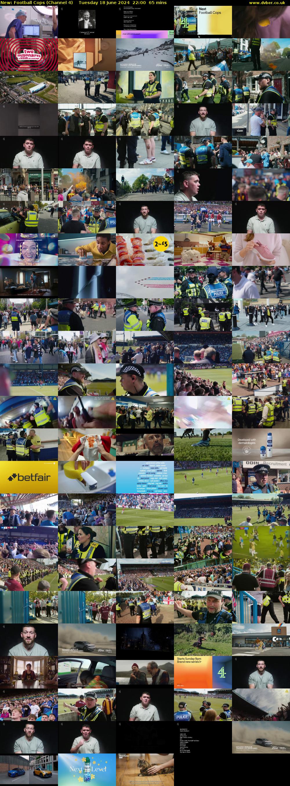 Football Cops (Channel 4) Tuesday 18 June 2024 22:00 - 23:05