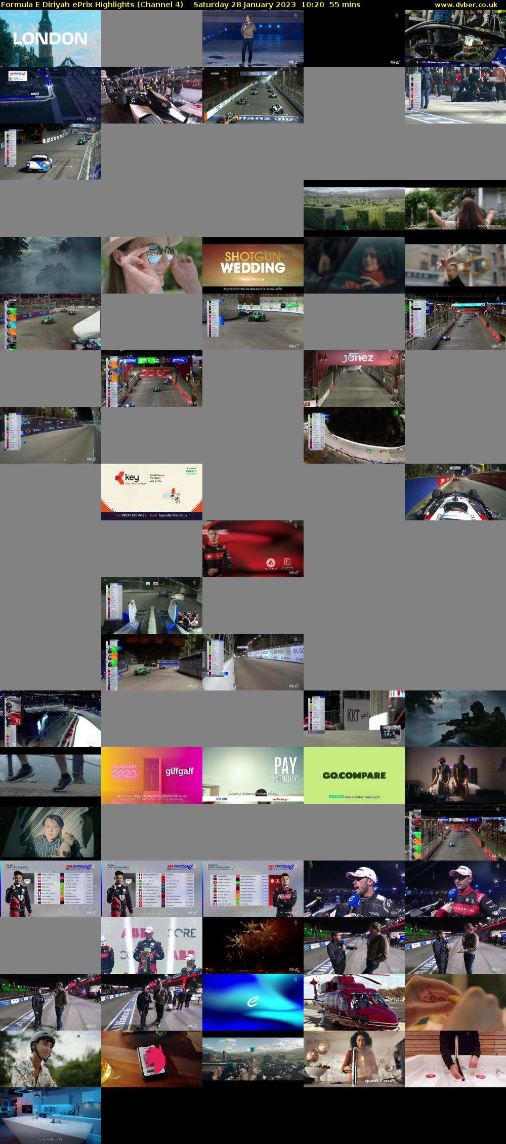 Formula E Diriyah ePrix Highlights (Channel 4) Saturday 28 January 2023 10:20 - 11:15