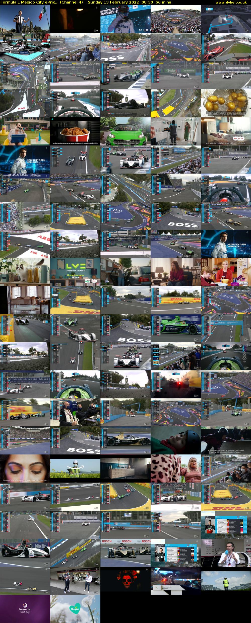 Formula E Mexico City ePrix... (Channel 4) Sunday 13 February 2022 08:30 - 09:30