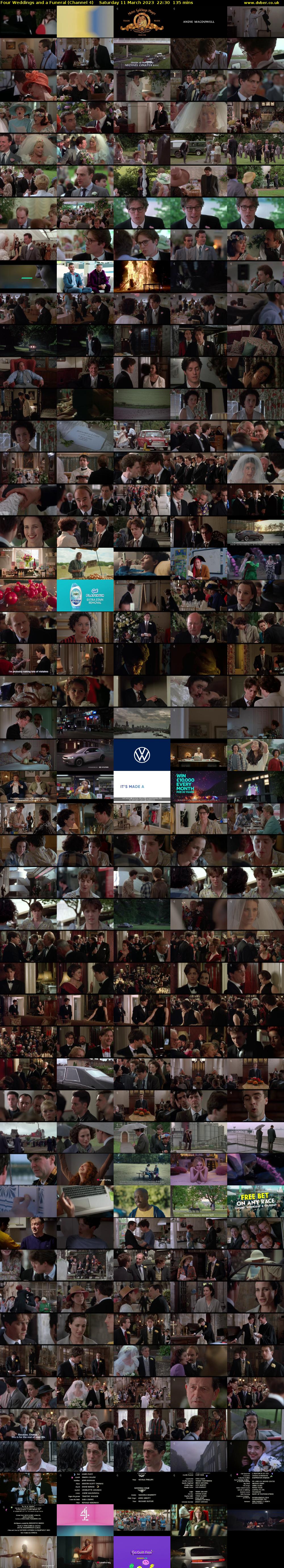 Four Weddings and a Funeral (Channel 4) Saturday 11 March 2023 22:30 - 00:45
