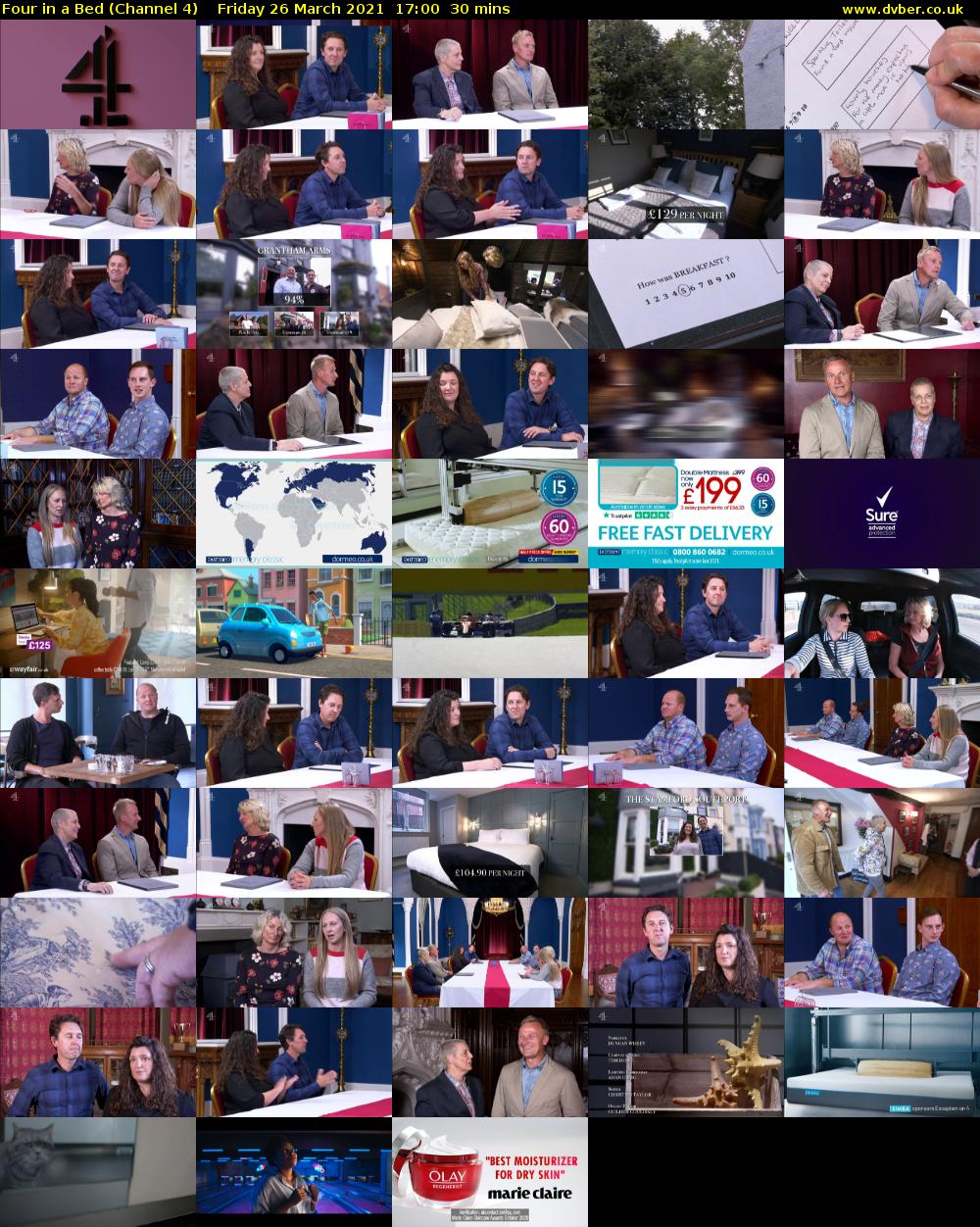 Four in a Bed (Channel 4) Friday 26 March 2021 17:00 - 17:30