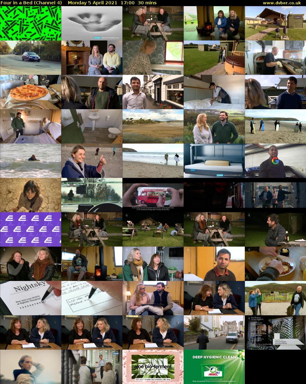 Four in a Bed (Channel 4) Monday 5 April 2021 17:00 - 17:30