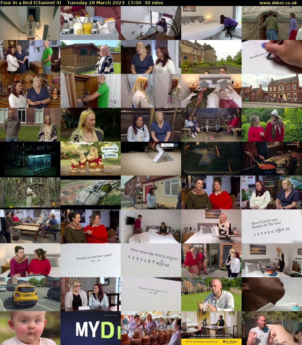 Four in a Bed (Channel 4) Tuesday 28 March 2023 17:00 - 17:30