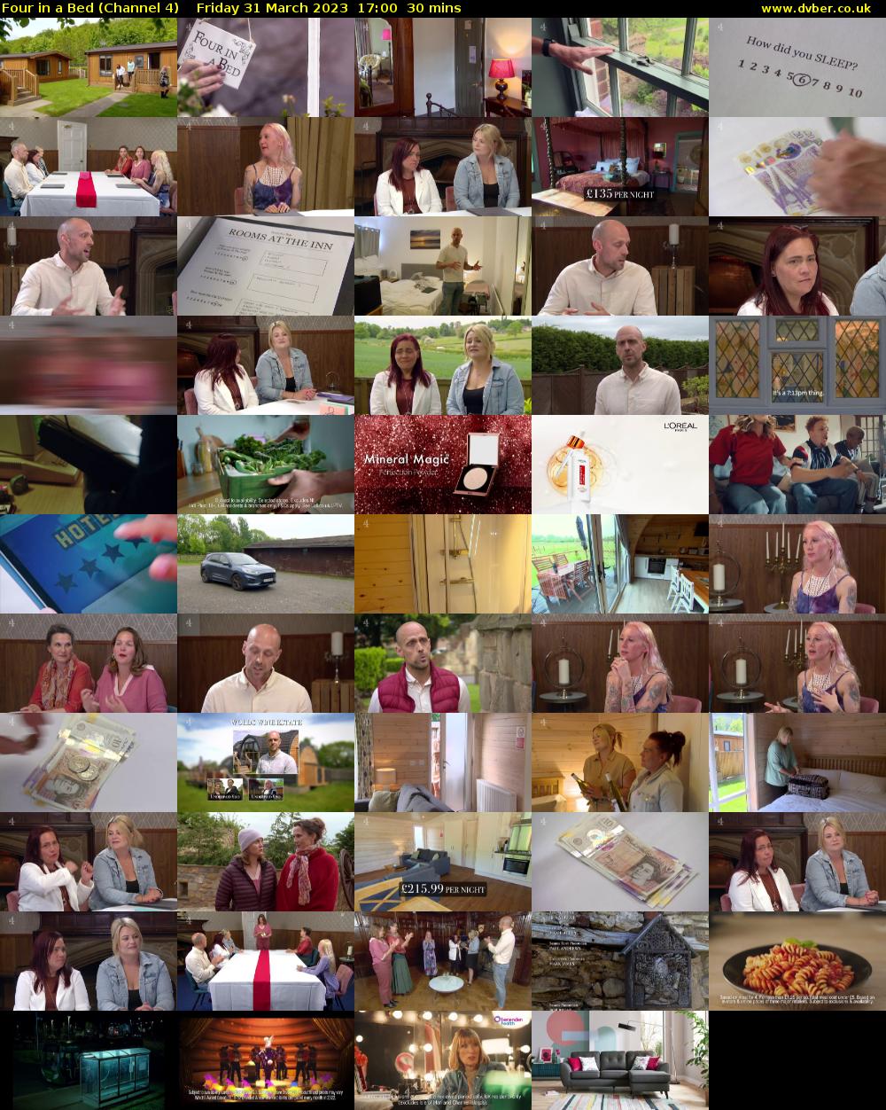 Four in a Bed (Channel 4) Friday 31 March 2023 17:00 - 17:30