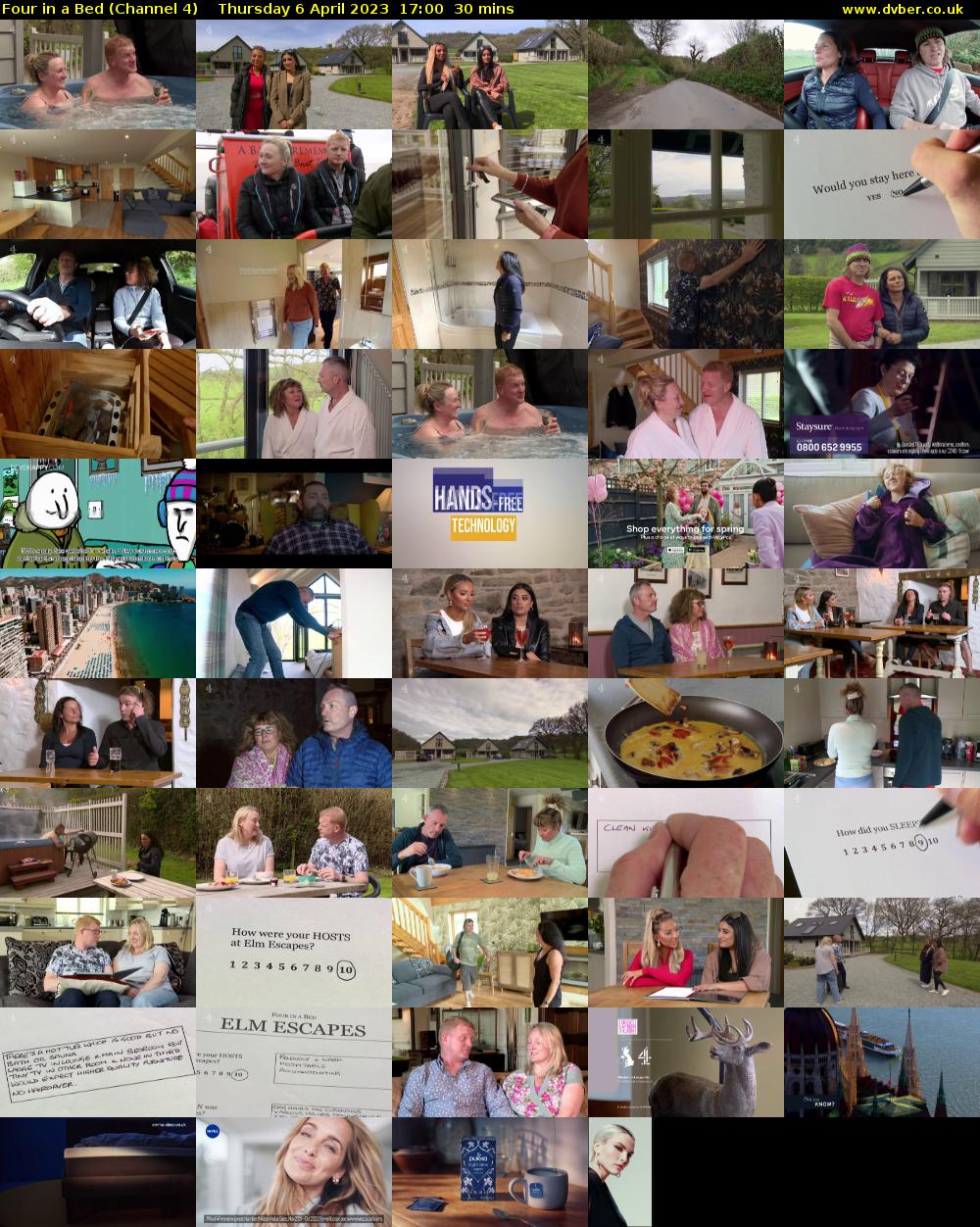 Four in a Bed (Channel 4) Thursday 6 April 2023 17:00 - 17:30