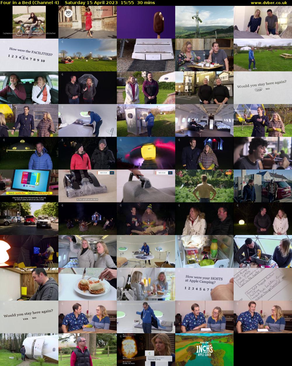 Four in a Bed (Channel 4) Saturday 15 April 2023 15:55 - 16:25