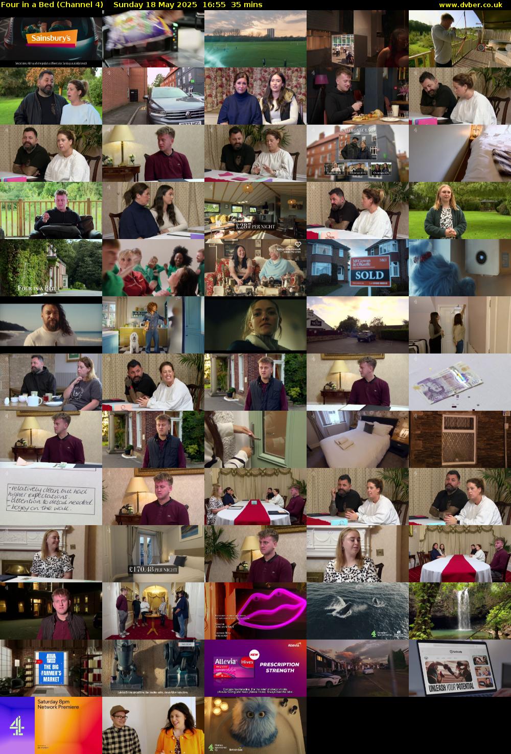 Four in a Bed (Channel 4) Sunday 18 May 2025 16:55 - 17:30